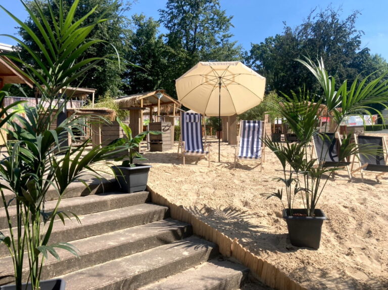 Strandatmosphäre im Hortus Vitalis. Foto: Privat