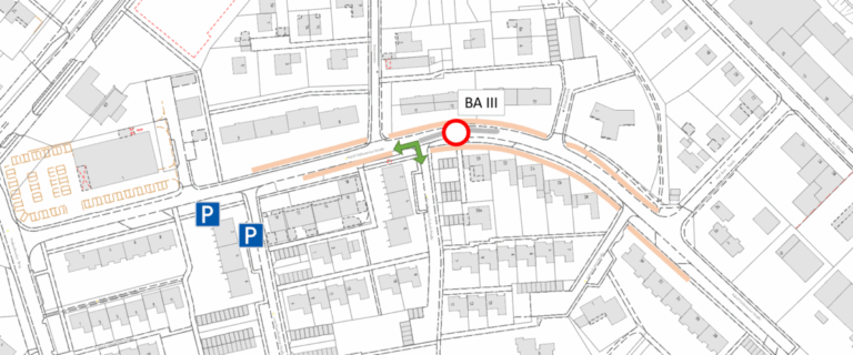 Dritter Bauabschnitt in der Adolf-Sültemeier Straße. Grafik: Stadtwerke Oerlinghausen