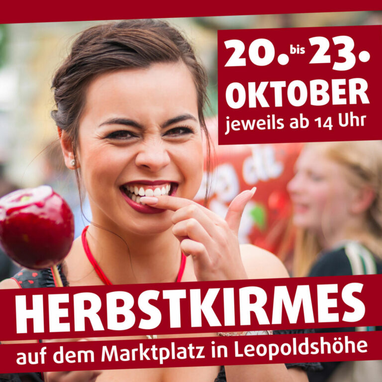 Herbstkirmes in Leopoldshöhe: Spaß für Jung und Alt