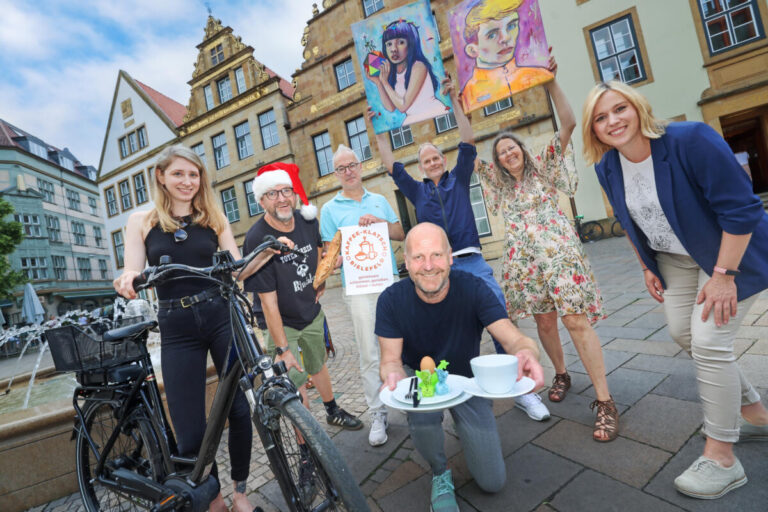 Nur eine der vielen Ideen des Bielefelder Stadtmarketing! Gute Ideen finden und fördern: Darum geht es bei „Deine Fan-Aktion für Bielefeld”, einem von Bielefeld Marketing und den Bielefeld-Partnern ins Leben gerufenen Ideen-Wettbewerb.
Foto: Bielefeld Marketing GmbH, Sarah Jonek