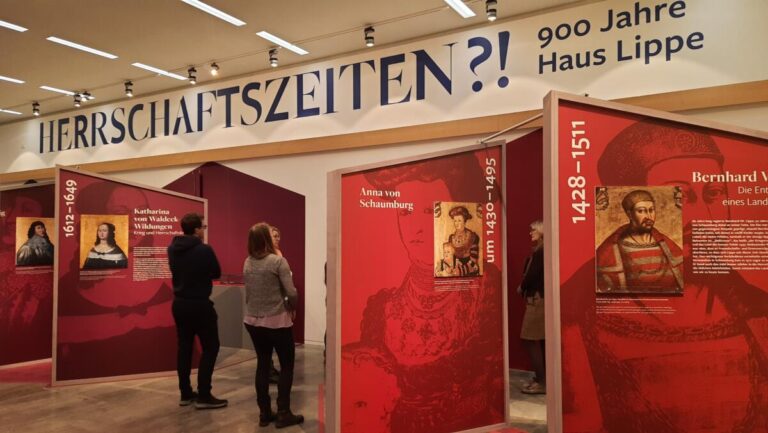 900 Jahre Geschichte in der Ausstellung. Foto: Lippisches Landesmuseum