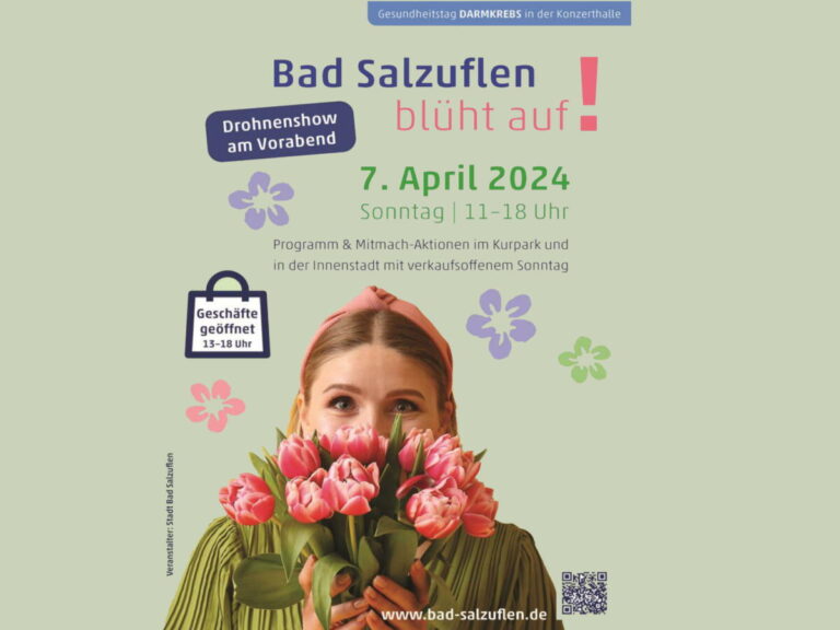 „Bad Salzuflen blüht auf“ in diesem Jahr wie noch nie: Genuss, Gastlichkeit und Gesundheit laden zum Erlebnis in die Salzestadt. © Stadt Bad Salzuflen
