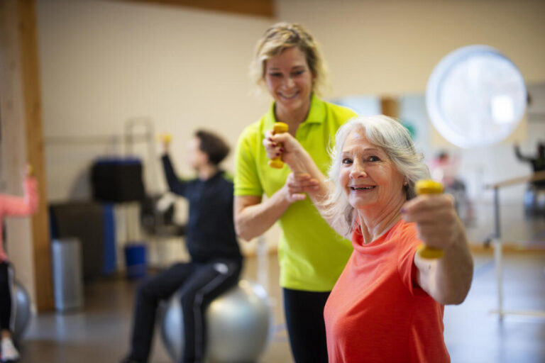Trainingstherapie für pflegende Angehörigen (© Sabrinity, Archiv: TuK Bad Sassendorf GmbH