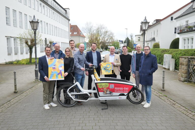 Unter dem Motto „Luft für Bewegung“ ohne Auto mobil. Fotoquelle: Stadt Bielefeld