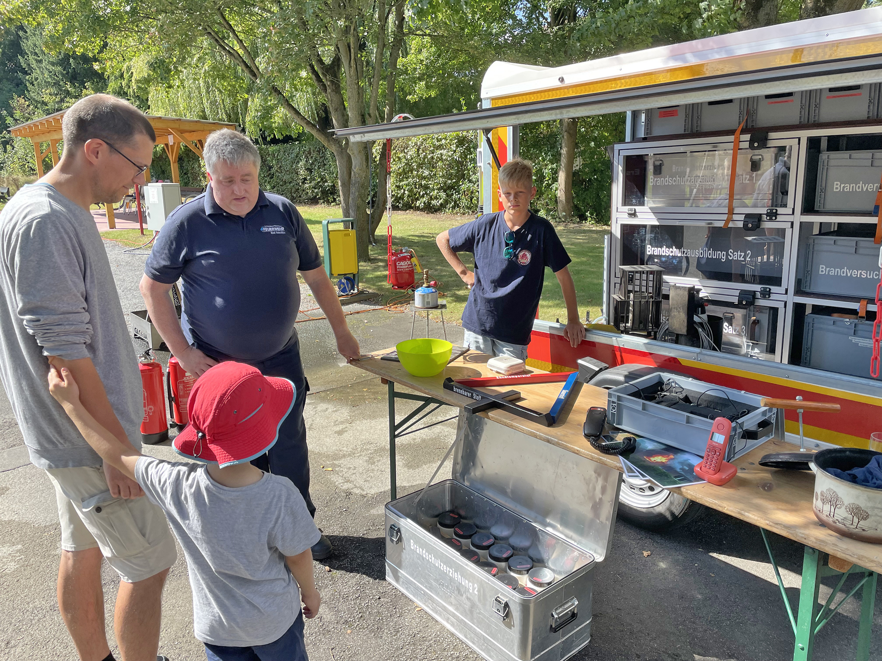 Brandschutz beginnt schon in der Schule.