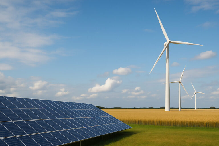 Solarpaneele und Windräder – die wichtigsten Säulen einer nachhaltigen Energieversorgung