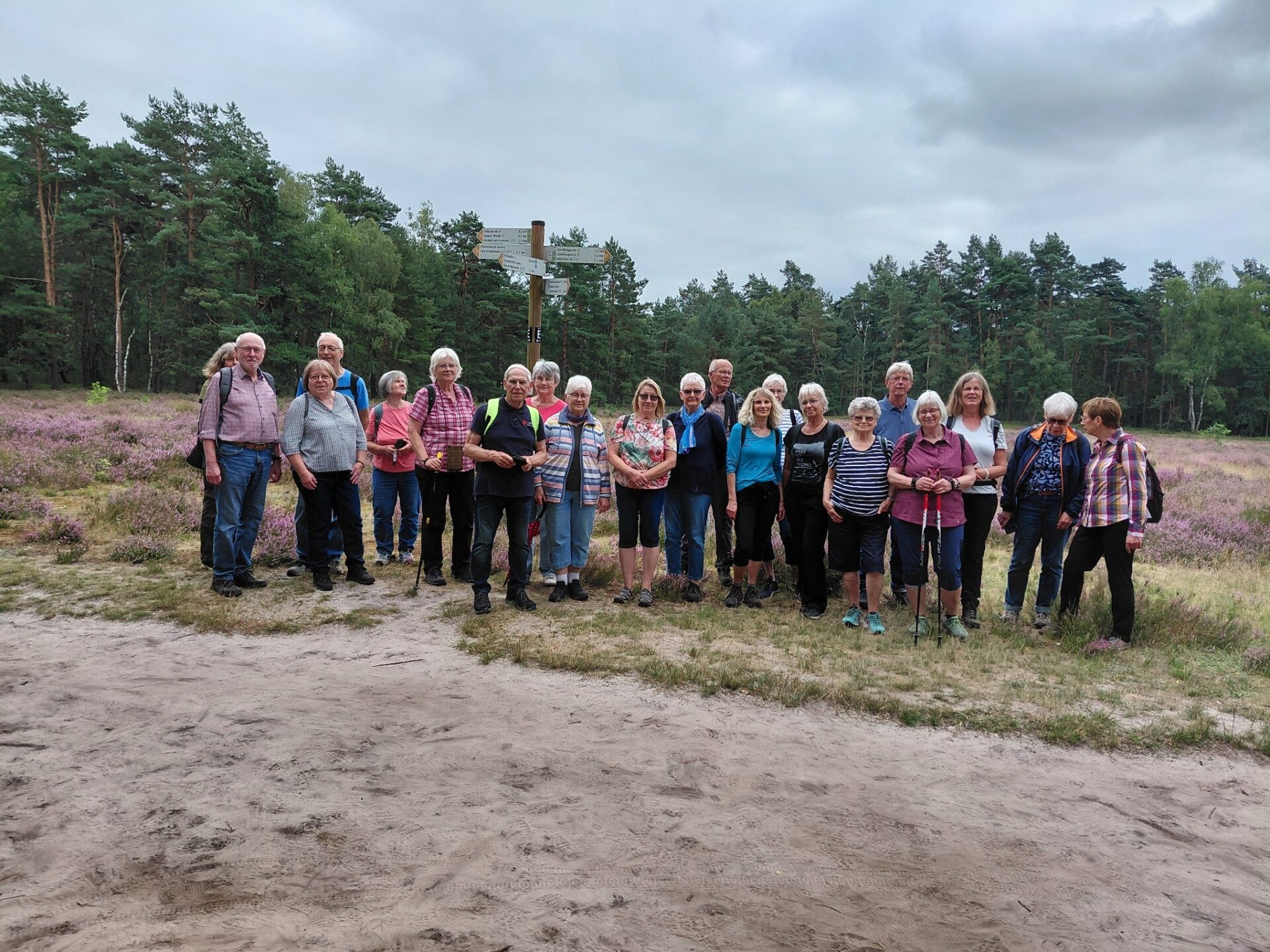 Unsere Wanderung durch das Naturschutzgebiet Moosheide. Foto: Martin Düsterberg