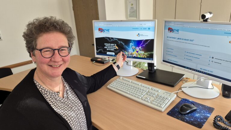 Bereits zum achten Mal unterstützt die Stiftung Standortsicherung den Wettbewerb „Mathe im Advent“ Geschäftsführerin Dr. A. Heinrike Heil hofft auf einen neuen Teilnahmerekord. Foto: Christina-Carolin Rempe/ Stiftung Standortsicherung
