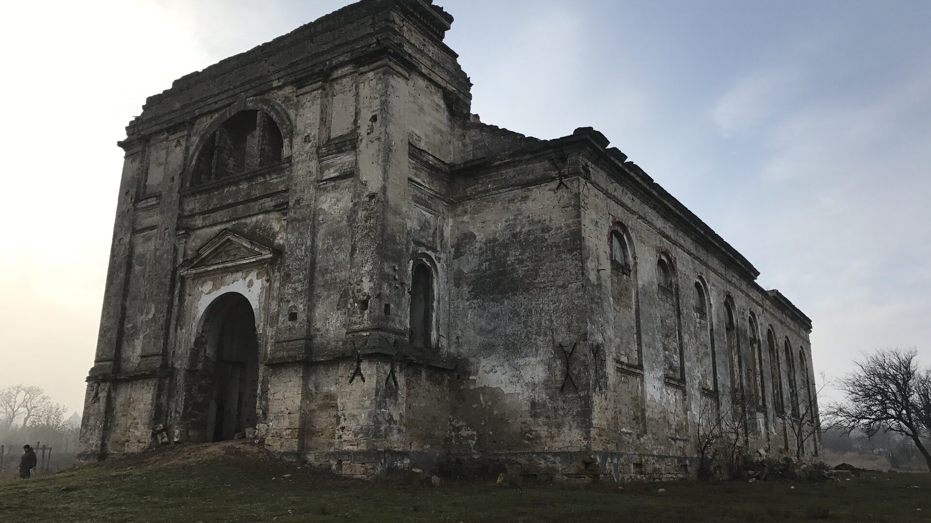 "Under Broken Skies" - Kirche in Kamjanka früheres Mannheim bei Odesa. Foto: Privat