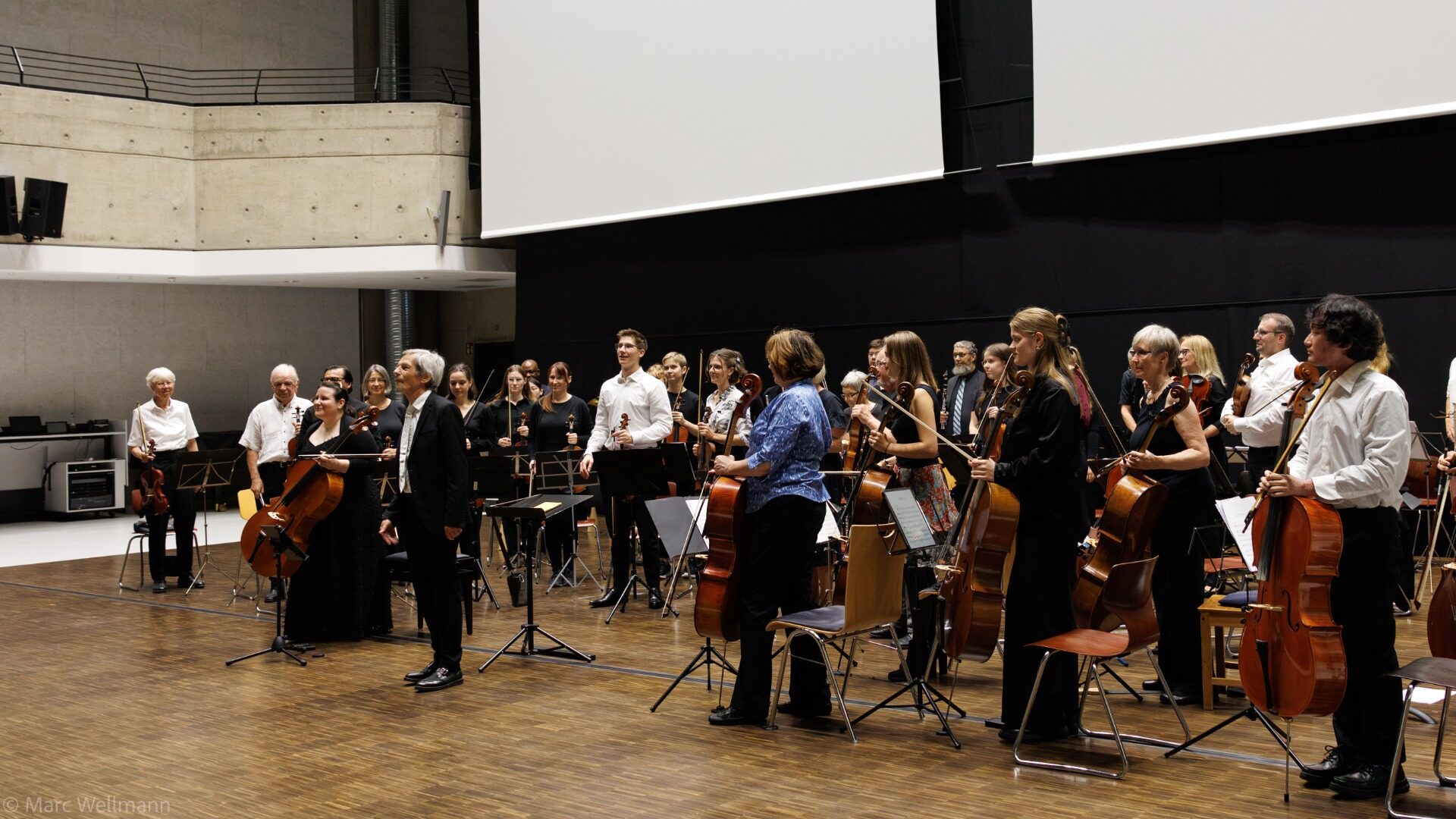 Das Universitätsorchester lädt ein. Foto: Marc Wellmann