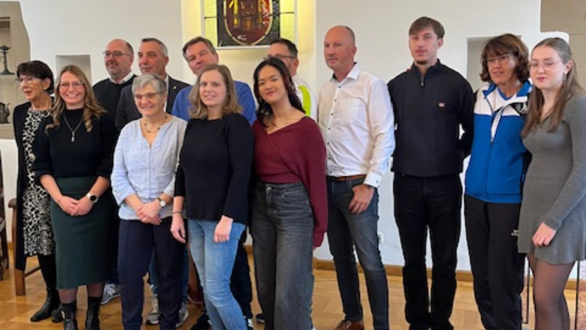 Ehrungen engagierter Übungsleiter durch den Stadtsportverband und Bürgermeister Dirk Tolkemitt. Foto: Privat