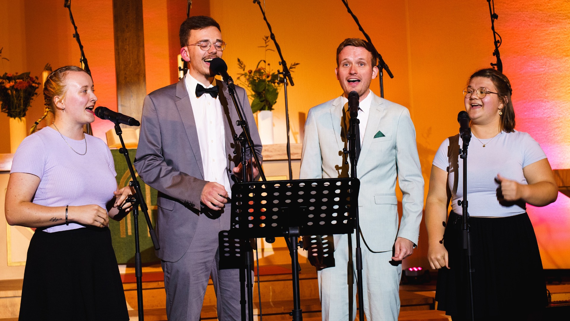 Vokalensemble „Crumble“. Foto:  © Kirchengemeinde Bergkirchen