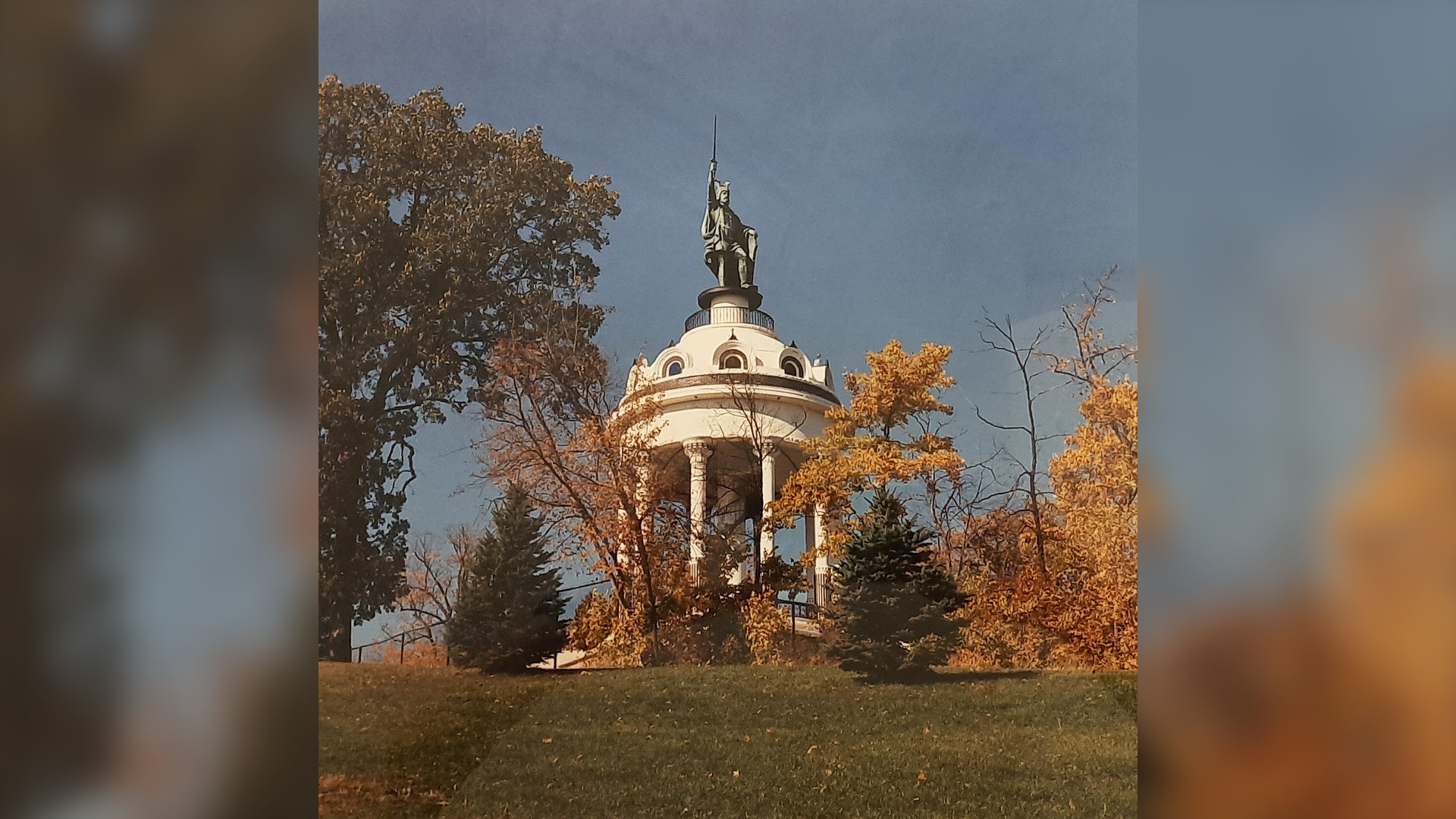 Das Hermann Heights Monument in New Ulm im US-Bundesstaat Minnesota. Foto:Lippisches Landesmuseum
