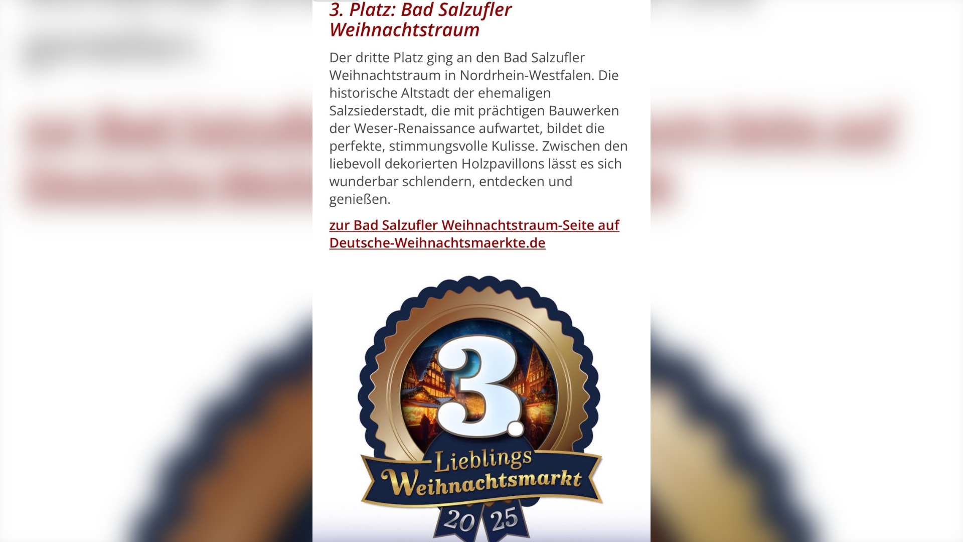 Foto: Werbegemeinschaft Bad Salzuflen