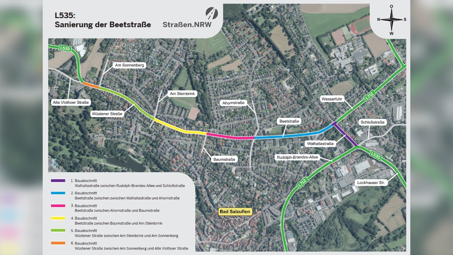 Baumaßnahme Beetstraße. Foto: Straßen.NRW