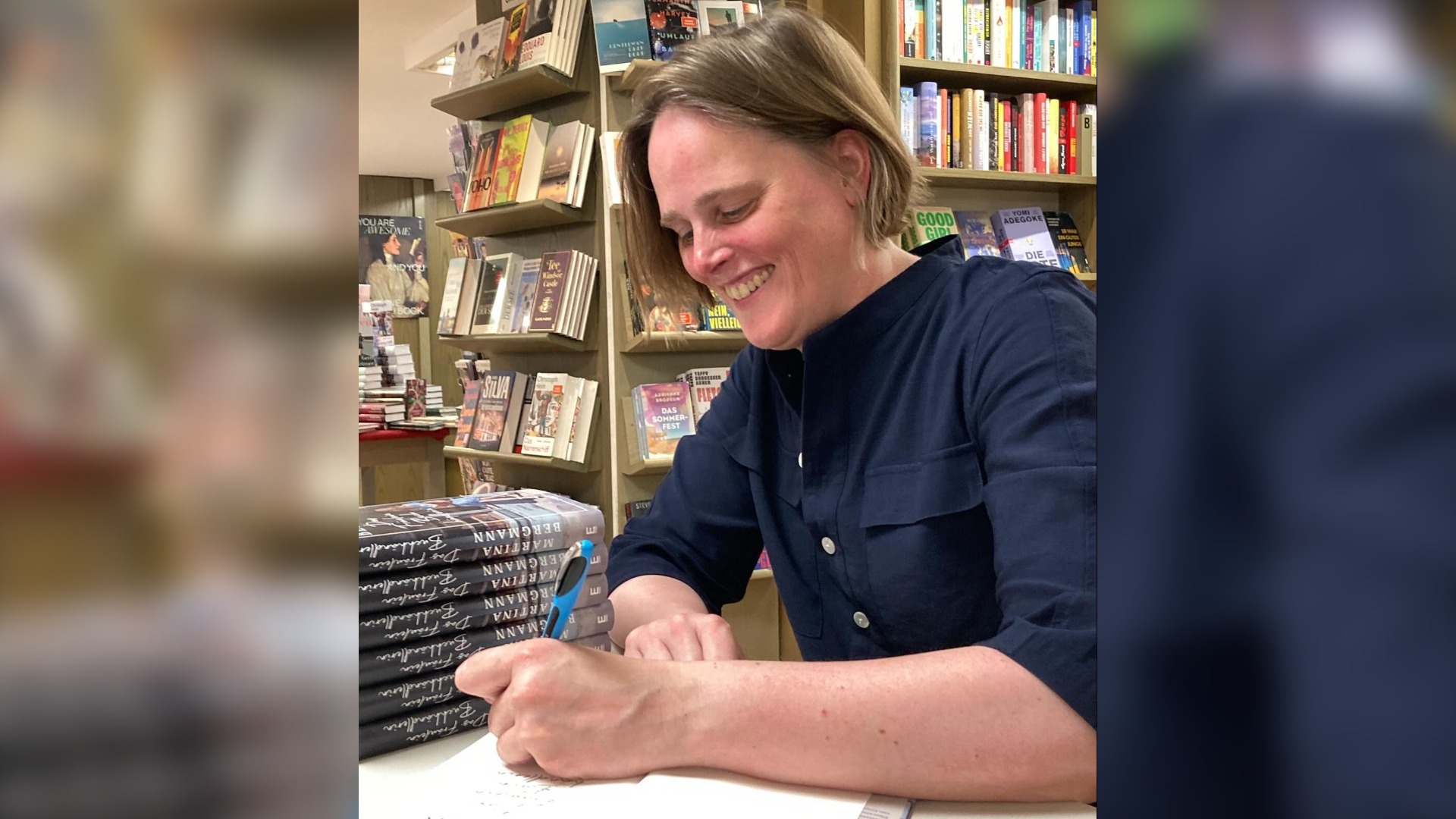 Lesung mit der Schriftstellerin Martina Bergmann. Foto: Privat