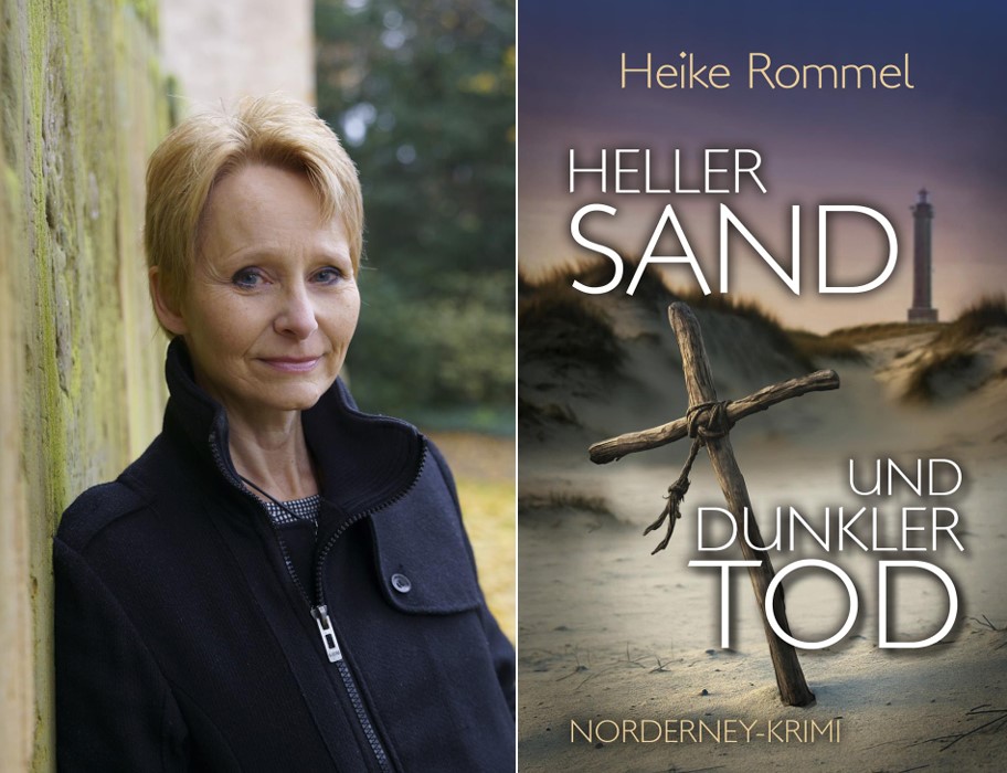 Heike Rommels stellt ihren neuen Norderney Krimi vor. Foto: © Fritz Stockmeier