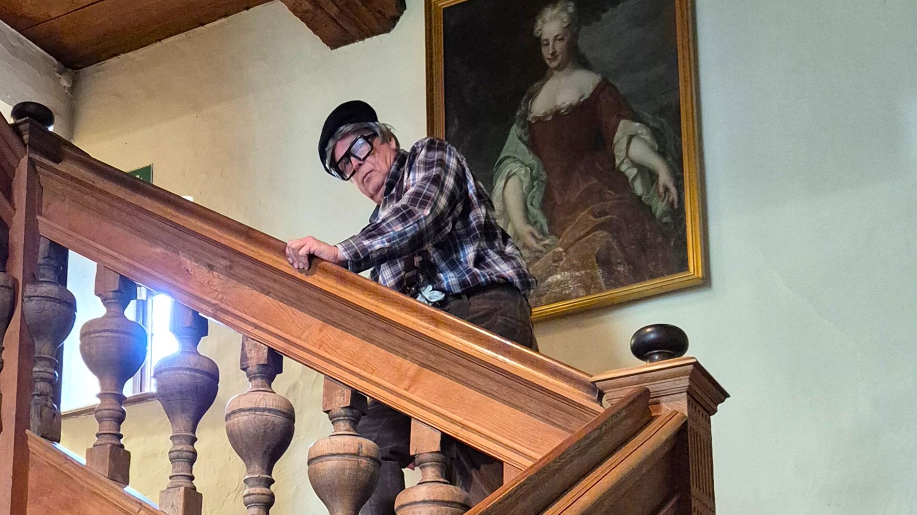 Feierabendführung – Fordernder Streifzug durch die Geschichte. Dr. Grummel: "Ich erkläre es gern. Verstehen müssen Sie es selbst". Foto: Lippisches Landesmuseum